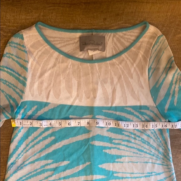Pepa Pombo Knit Blue & White Sweater  Size Small - Picture 5 of 7